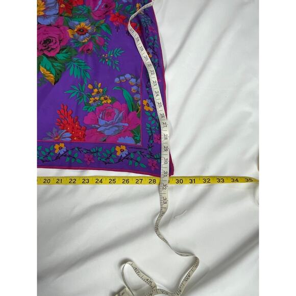 Liz Claiborne Square Silk Scarf - Picture 7 of 9